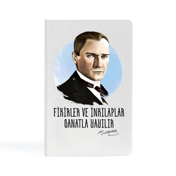 KG Hediyelik Eşyalar - Atatürk - 9x14 Küçük Defter