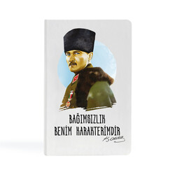 KG Hediyelik Eşyalar - Kemal Atatürk - 9x14 Küçük Defter